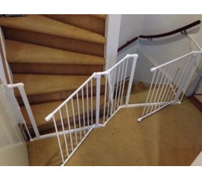 BabyDan BabyDan Flex 2 x Porte Barrière de Sécurité Escalier et Porte (90 - 218 cm)