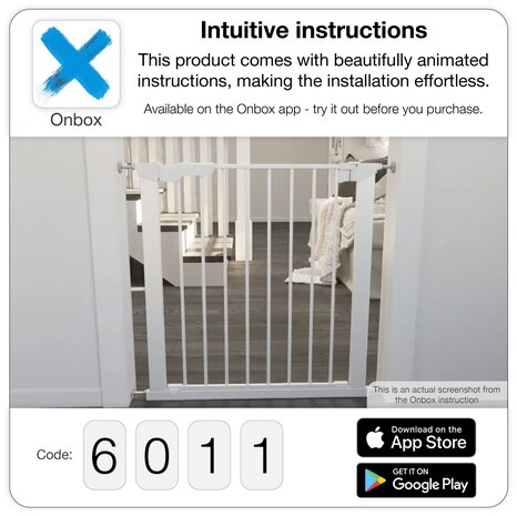 BabyDan BabyDan Premier Barrière de Sécurité Escalier et Porte 126 - 132,2 cm