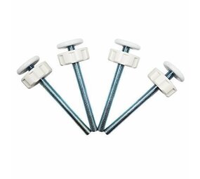 Bettacare Bettacare Auto-Close / Extra Haute Barrière de Sécurité Escalier et Porte Vis de Réglage (4 Pièces)