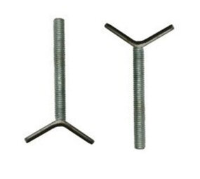 Bettacare Bettacare Auto-Close / Extra Haute Barrière de Sécurité Escalier et Porte Broche à Fourche en Y 8 mm (2 Pièces)