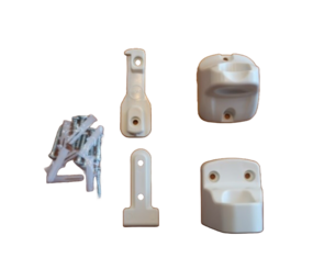 SafetyThings SafetyThings Barrière de Sécurité Escalier et Porte SG-198 Support Mural Supplémentaire