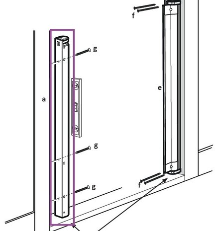 BabyDan BabyDan Guard Me Barrière de Sécurité Escalier et Porte Fixation Murale avec Fermeture