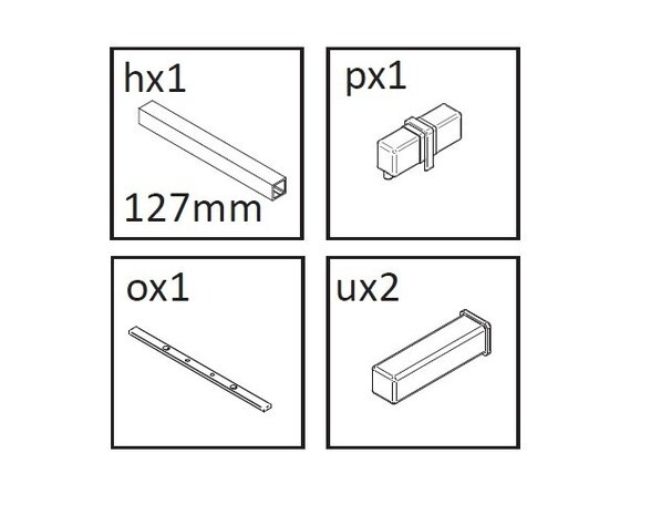 BabyDan BabyDan Perfect Close / Premier Barrière de Sécurité Escalier et Porte Kit de Pièces de Rechange