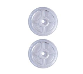 BabyDan BabyDan Perfect Close / Premier Barrière de Sécurité Escalier et Porte Supports Muraux Supérieurs Ronds K avec Ruban Adhésif (2 Pièces)