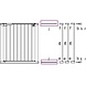 BabyDan BabyDan Perfect Close / Premier Barrière de Sécurité Escalier et Porte Grande Barre de Support J (257 mm)