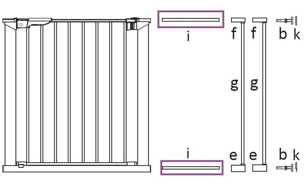 BabyDan BabyDan Perfect Close / Premier Barrière de Sécurité Escalier et Porte Barre de Support Moyenne I (192 mm) BabyDan BabyDan Perfect Close / Premier Barrière de Sécurité Escalier et Porte Barre de Support Moyenne I (192 mm)