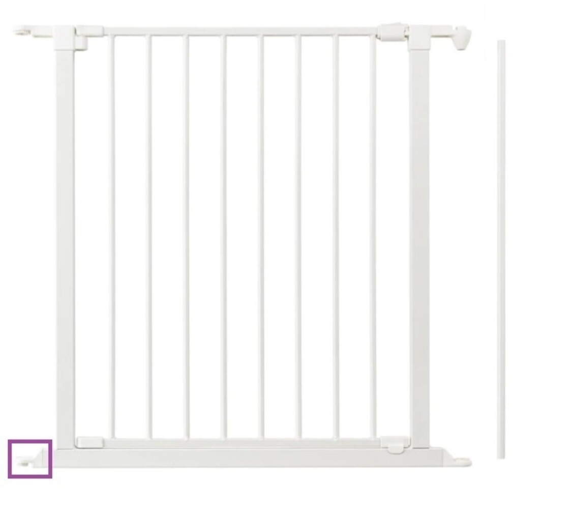 BabyDan BabyDan Flex Barrière de Sécurité Escalier et Porte Engrenage Inférieur Côté Charnière