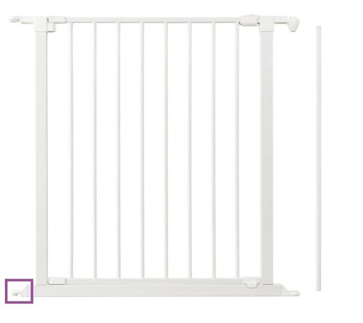 BabyDan BabyDan Flex Barrière de Sécurité Escalier et Porte Engrenage Inférieur Côté Charnière