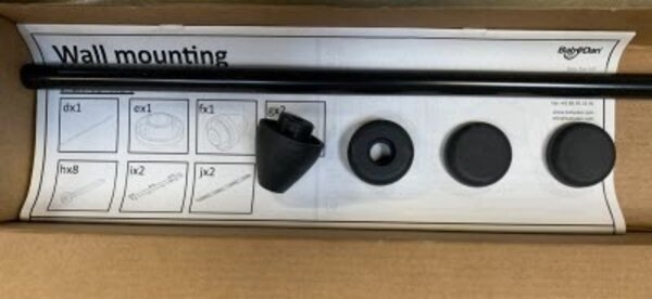 BabyDan BabyDan Flex Barrière de Sécurité Escalier et Porte Tige de Remplacement avec Bouchons d’Extrémité