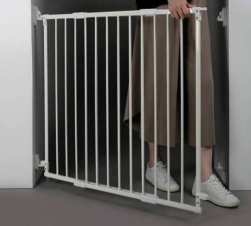 SafetyThings SafetyThings Barrière de Sécurité Escalier et Porte SG-86 2 Portes 160 - 260 cm
