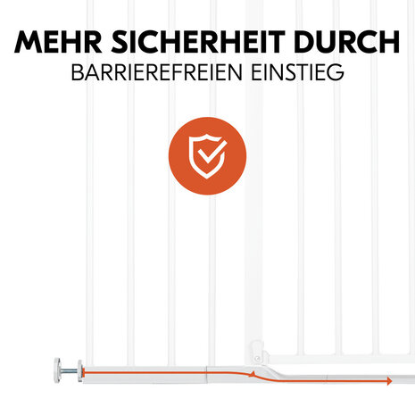 Hauck Hauck Clear Step 2 Barrière de Sécurité Escalier et Porte 75 - 80 cm Hauck Hauck Clear Step 2 Barrière de Sécurité Escalier et Porte 75 - 80 cm