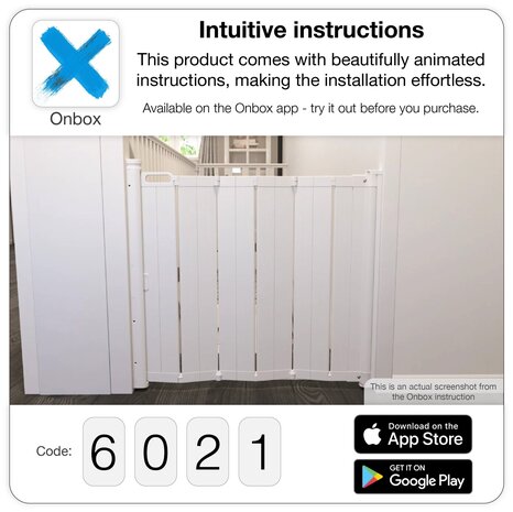 BabyDan BabyDan Guard Me Barrière de Sécurité Escalier et Porte 55 - 92 cm