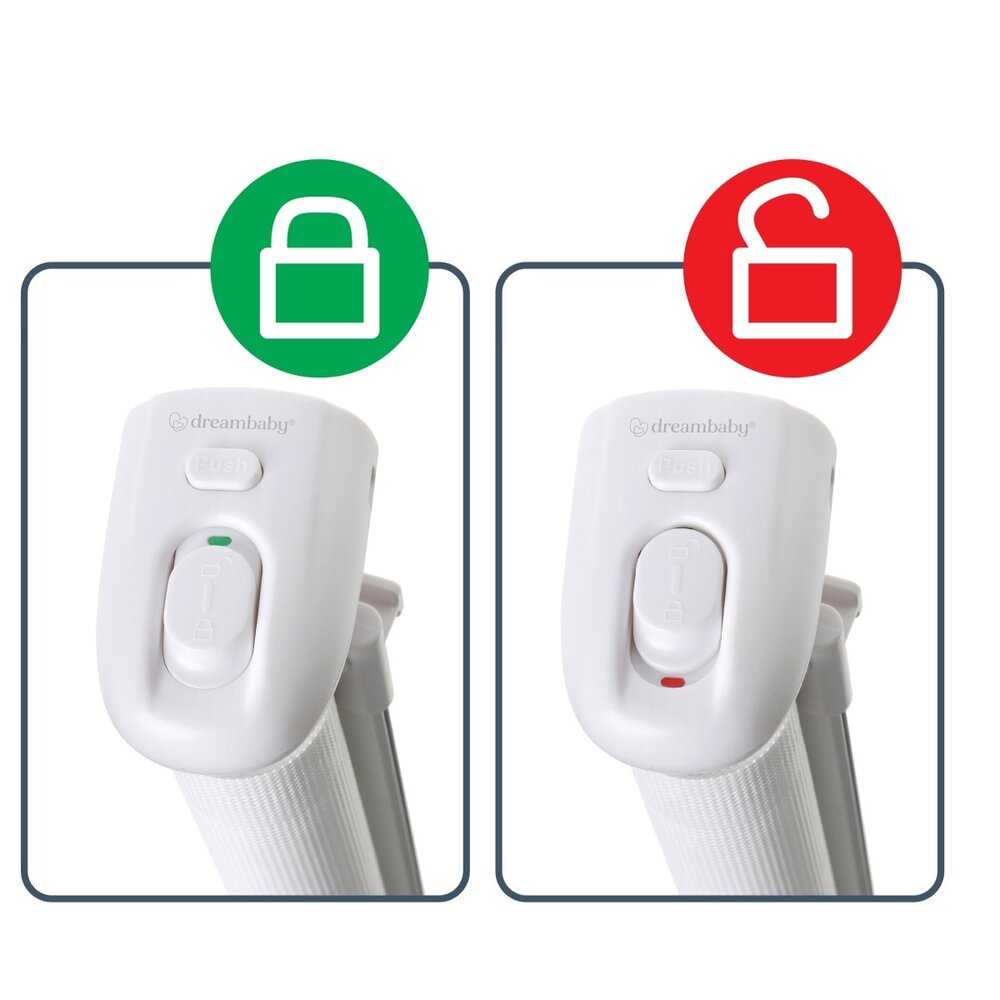 Dreambaby Dreambaby Glide & Hide Xtra-Tall & Xtra-Wide Barrière de Sécurité Escalier et Porte Enroulable 140 cm Dreambaby Dreambaby Glide & Hide Xtra-Tall & Xtra-Wide Barrière de Sécurité Escalier et Porte Enroulable 140 cm