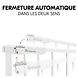 Hauck Hauck Clear Step Autoclose 2 Barrière de Sécurité Escalier et Porte 96 - 101 cm Hauck Hauck Clear Step Autoclose 2 Barrière de Sécurité Escalier et Porte 96 - 101 cm