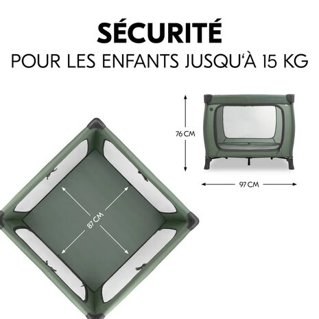 Hauck Hauck Sleep N Play SQ Set Parc de Jeu Hauck Hauck Sleep N Play SQ Set Parc de Jeu