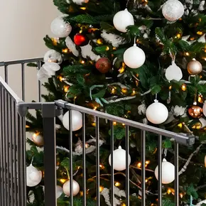 Barrière de sécurité sapin de Noël