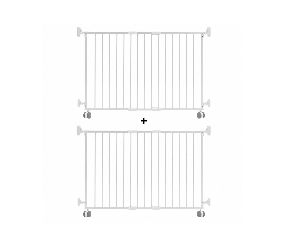 SafetyThings SafetyThings Barrière de Sécurité Escalier et Porte SG-86 2 Portes 160 - 260 cm