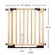Hauck Hauck Clear Step N Easyclose Eco Beech 75 - 80 cm Hauck Hauck Clear Step N Easyclose Eco Beech 75 - 80 cm