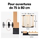 Hauck Hauck Clear Step N Easyclose Eco Beech 75 - 80 cm Hauck Hauck Clear Step N Easyclose Eco Beech 75 - 80 cm