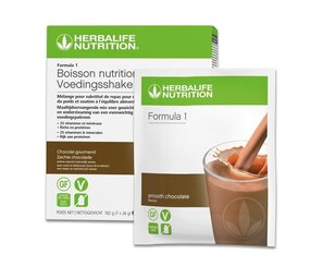 Herbalife F1 zakjes Zachte Chocolade