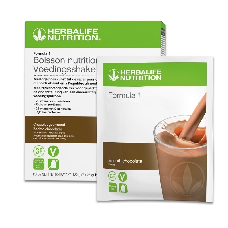 Herbalife F1 zakjes Zachte Chocolade Herbalife F1 zakjes Zachte Chocolade