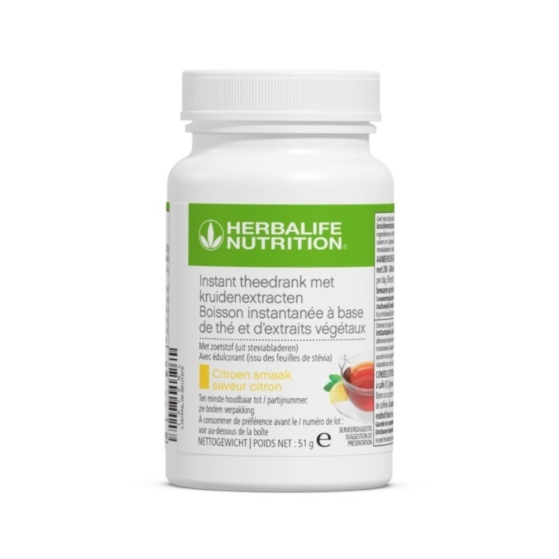 Herbalife Instant Theedrank met kruidenextracten Citroen 51 gr. Herbalife Instant Theedrank met kruidenextracten Citroen 51 gr.