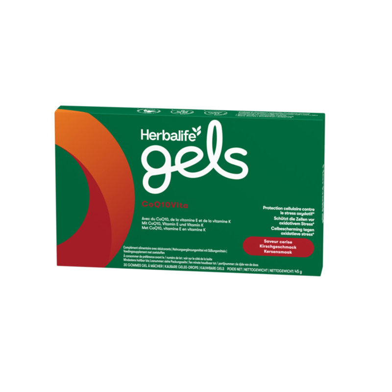 Herbalife Gels CoQ10Vita Kersen 30 kauwbare gels Herbalife Gels CoQ10Vita Kersen 30 kauwbare gels