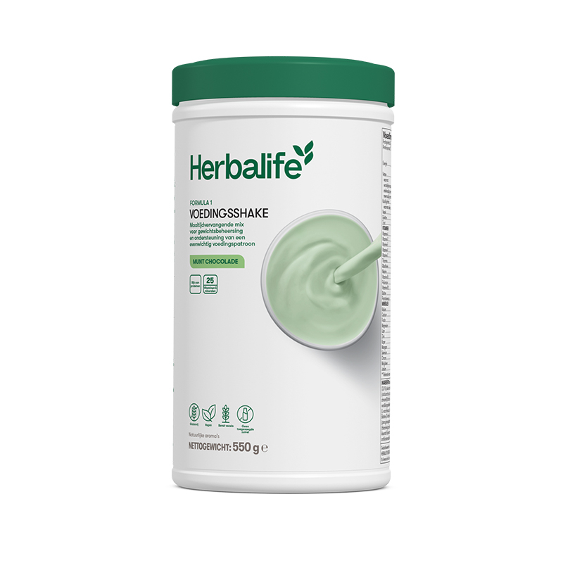 Herbalife F1 Shake Munt chocolade Herbalife F1 Shake Munt chocolade