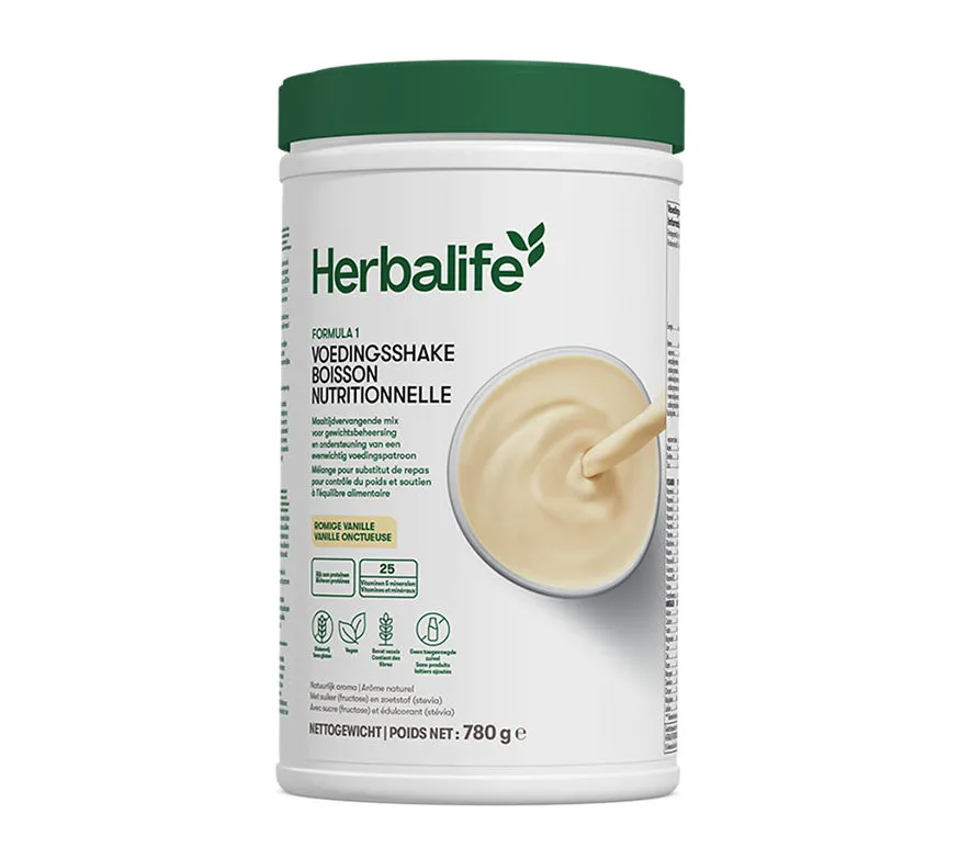 Herbalife F1 Shake Romige vanille XL 780 gr Herbalife F1 Shake Romige vanille XL 780 gr