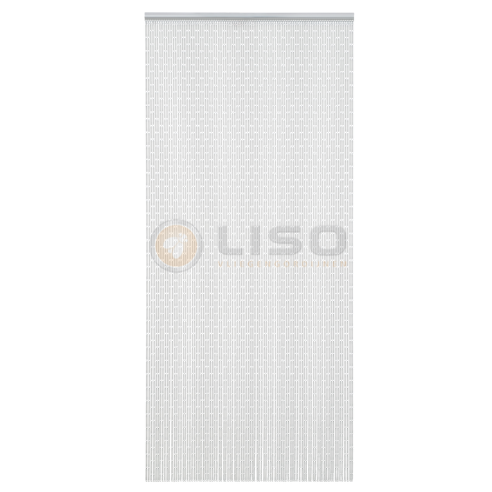 Liso® Cortina antimoscas Liso® de canutillos 0001 Transparente mate | Kit de montaje para montar tú mismo