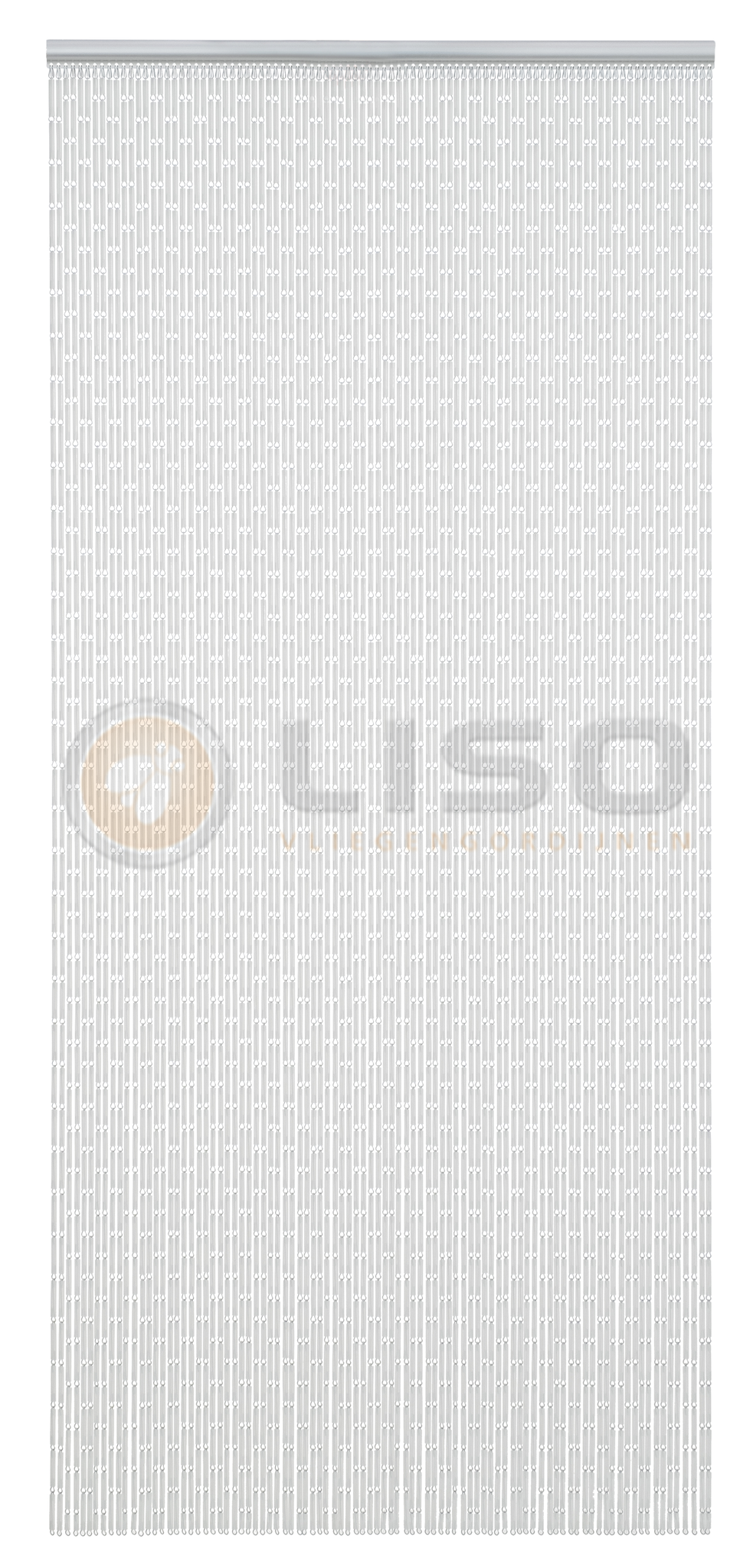 Liso® Cortina antimoscas Liso® de canutillos 0001 Transparente mate | Kit de montaje para montar tú mismo