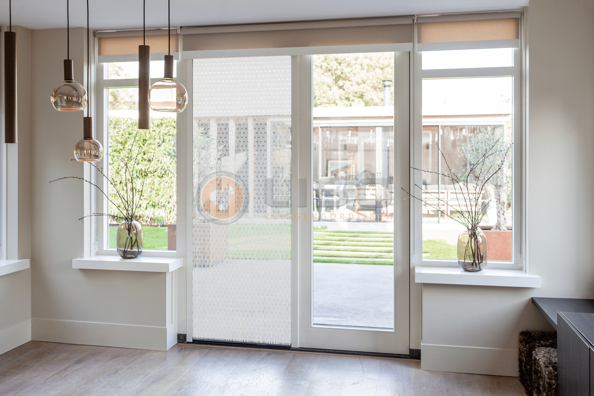 Liso® Cortina antimoscas Liso® de canutillos 0001 Transparente mate | Kit de montaje para montar tú mismo