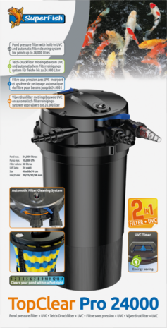 Superfish Topclear Pro 24.000 UVC-24 Watt
