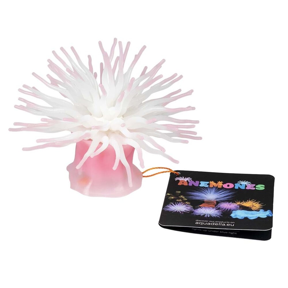 Aqua D'ella Kunstpflanze Anemone mit Saugnapf Rosa