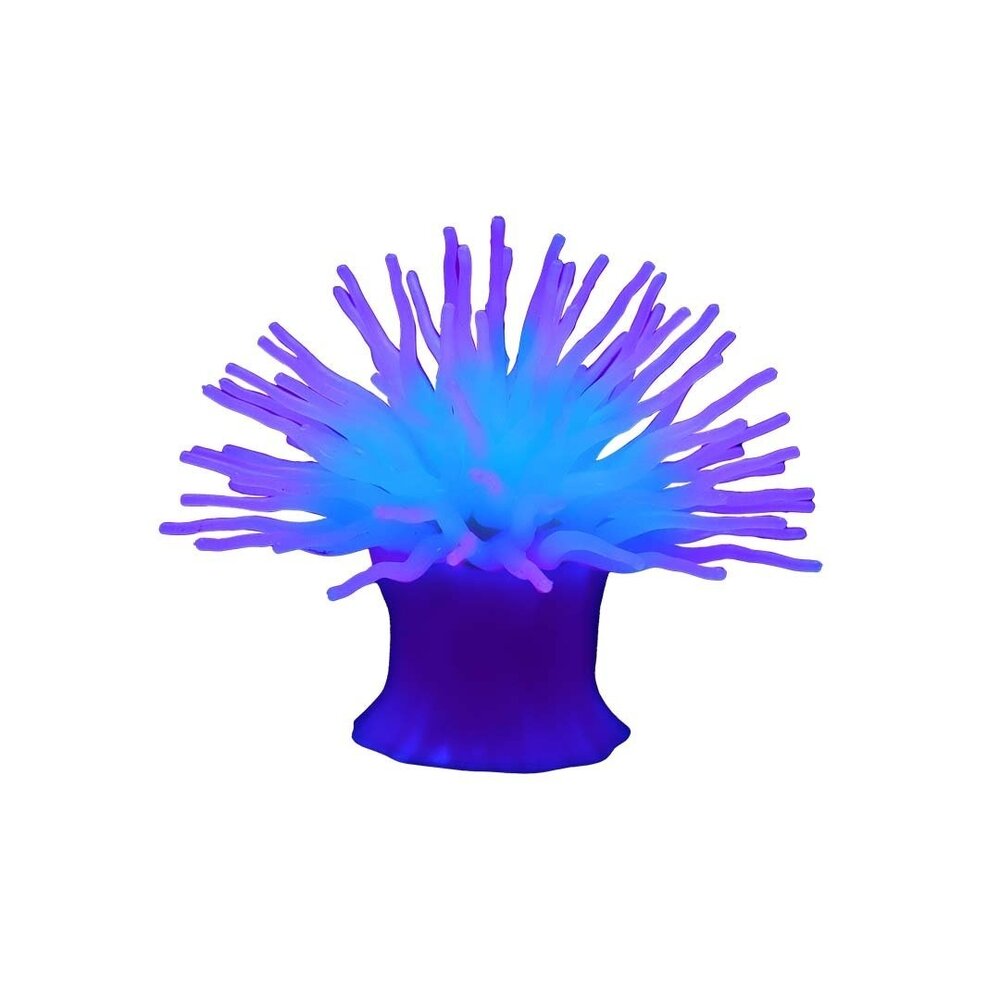 Aqua D'ella Kunstpflanze Anemone mit Saugnapf Lila