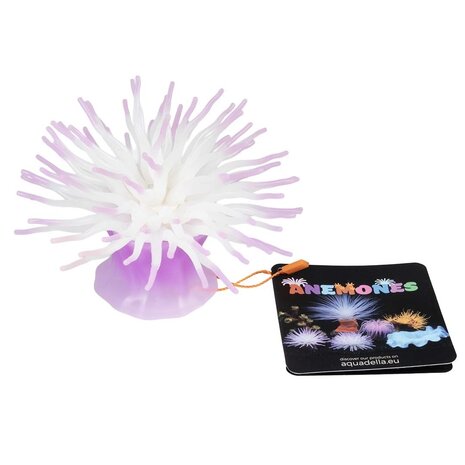 Aqua D'ella Kunstpflanze Anemone mit Saugnapf Lila