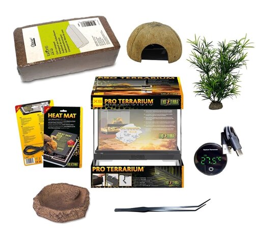 AquastoreXL Komplettset Terrarienausstattung für Vogelspinnen/Taranteln