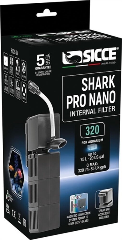 Sicce Innenfilter Shark Pro Nano 320 Sicce Innenfilter Shark Pro Nano 320