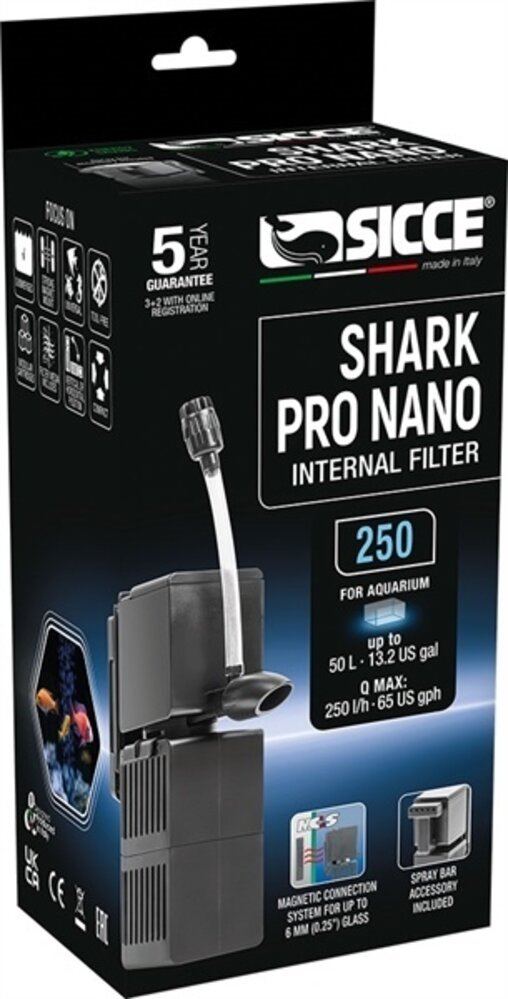 Sicce Innenfilter Shark Pro Nano 250
