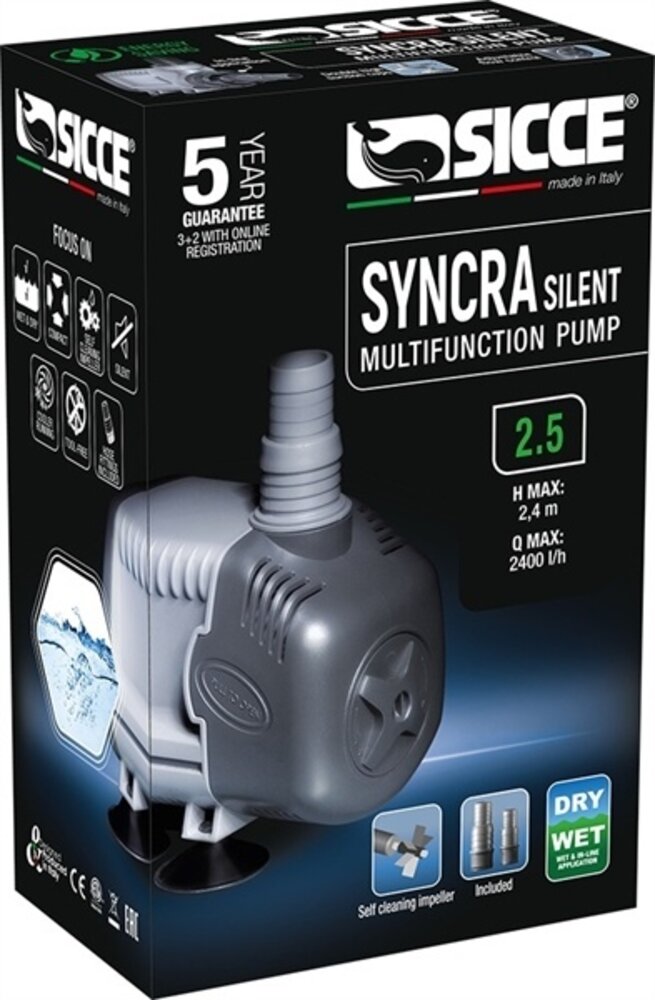 Sicce Syncra Silent Pumpe 2.5 2400 L/H