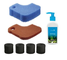 AquastoreXL BioMaster2 Thermo 250/350 Komplettset Filterwartung Bundle Aktivkohle