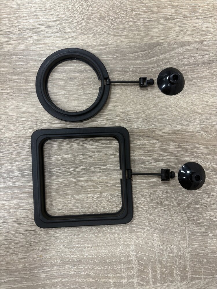 AquastoreXL Aquarium Futterring, schwimmende Futterstation mit Saugnapf