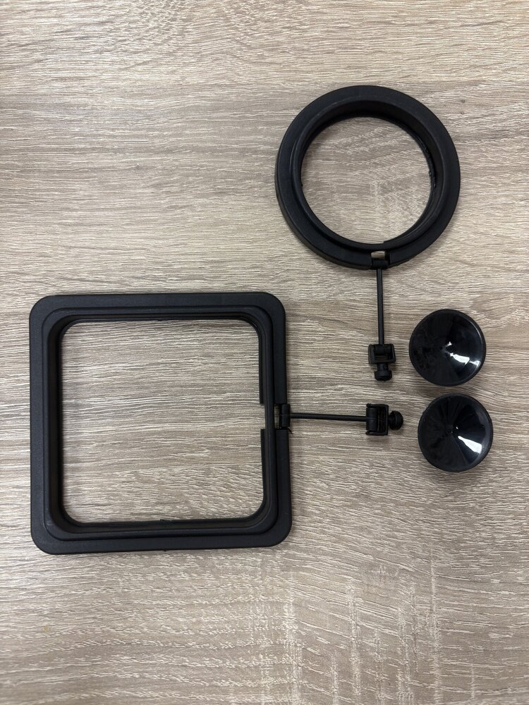 AquastoreXL Aquarium Futterring, schwimmende Futterstation mit Saugnapf