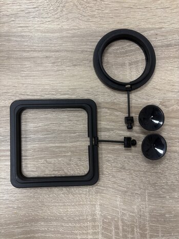 AquastoreXL Aquarium Futterring, schwimmende Futterstation mit Saugnapf