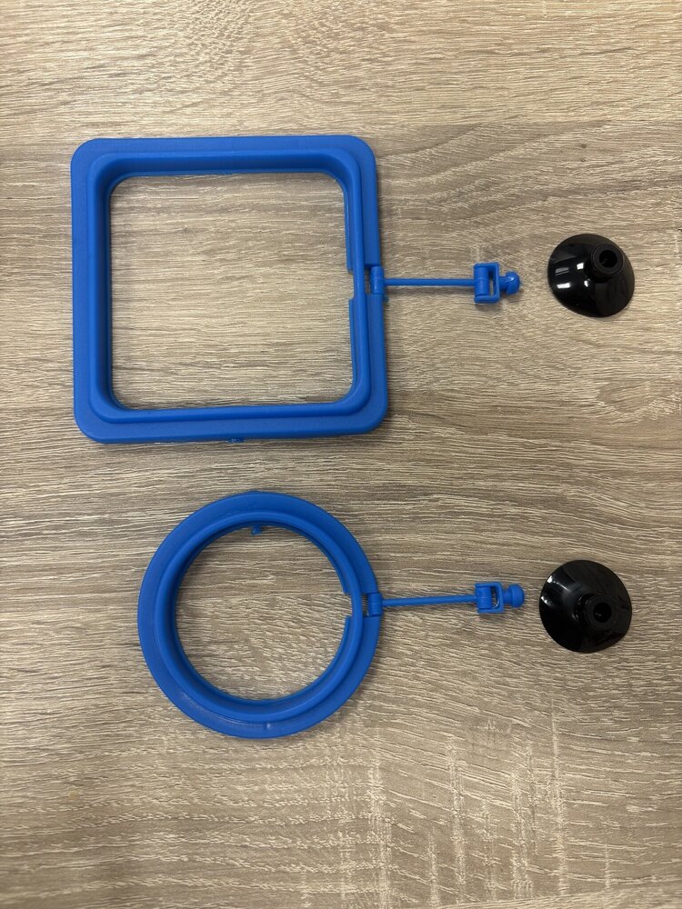 AquastoreXL Aquarium Futterring, schwimmende Futterstation mit Saugnapf