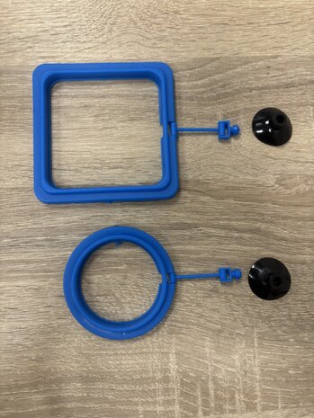 AquastoreXL Aquarium Futterring, schwimmende Futterstation mit Saugnapf