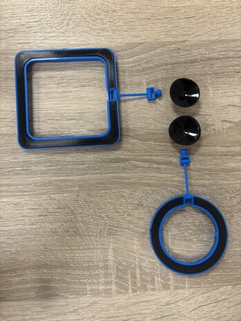 AquastoreXL Aquarium Futterring, schwimmende Futterstation mit Saugnapf