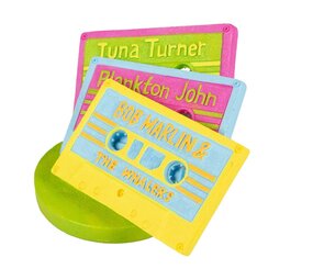 Aqua D'ella Hippie Aquariumdekoration Verspielte Musikkassetten