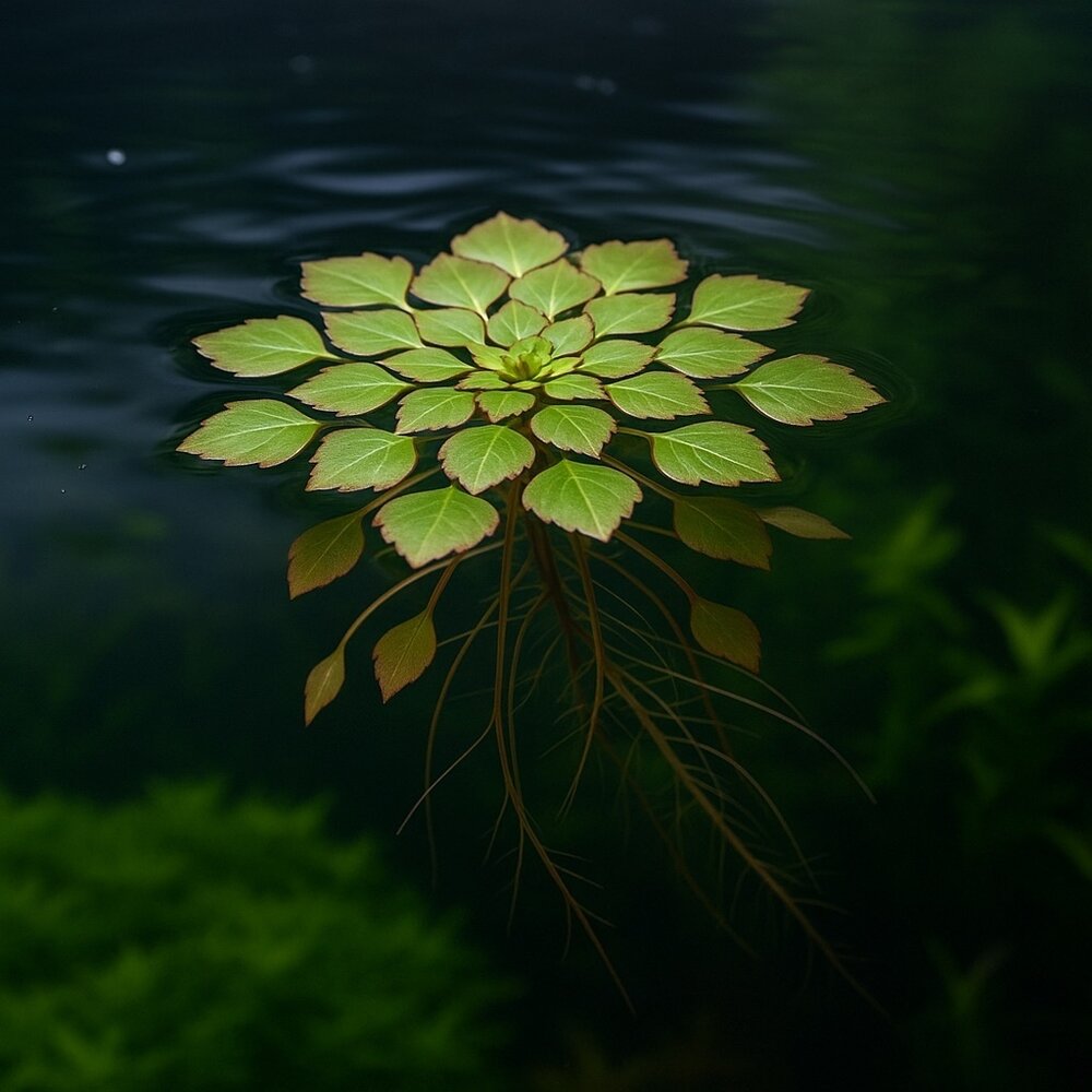 Wasserpflanze Ludwigia Sedioides Wasserpflanze Ludwigia Sedioides