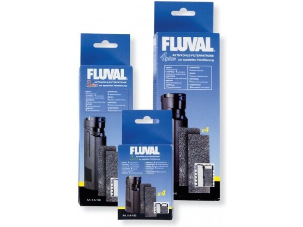 Fluval FL 2+ Aktivkohlefilterpatrone